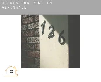 Houses for rent in  Aspinwall