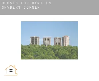 Houses for rent in  Snyders Corner