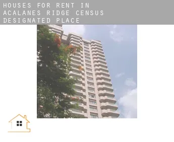 Houses for rent in  Acalanes Ridge