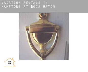 Vacation rentals in  Hamptons at Boca Raton