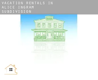 Vacation rentals in  Alice Ingram Subdivision