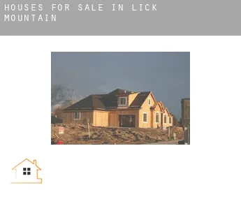 Houses for sale in  Lick Mountain