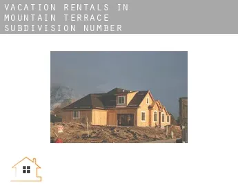 Vacation rentals in  Mountain Terrace Subdivision Number 1-4