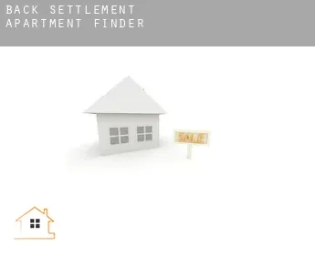 Back Settlement  apartment finder