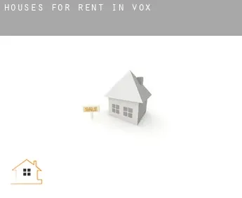 Houses for rent in  Vox