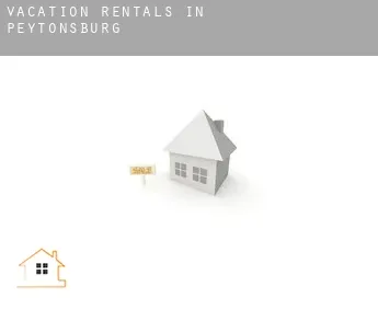 Vacation rentals in  Peytonsburg