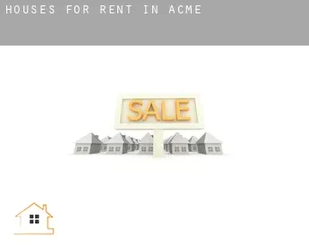 Houses for rent in  Acme