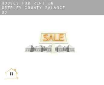 Houses for rent in  Greeley County (balance)