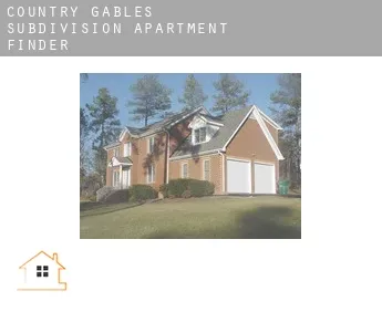 Country Gables Subdivision  apartment finder