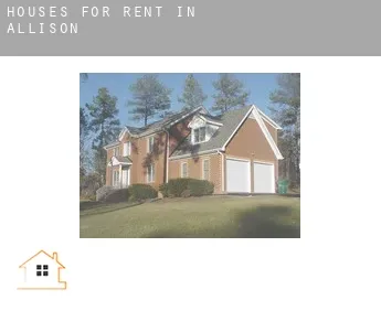 Houses for rent in  Allison