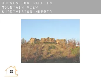 Houses for sale in  Mountain View Subdivision Number 10