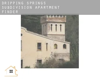 Dripping Springs Subdivision  apartment finder