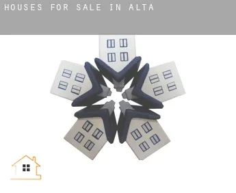 Houses for sale in  Alta