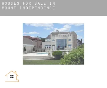 Houses for sale in  Mount Independence