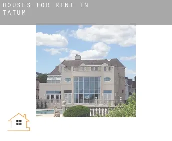 Houses for rent in  Tatum