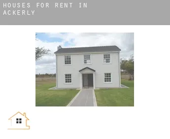 Houses for rent in  Ackerly