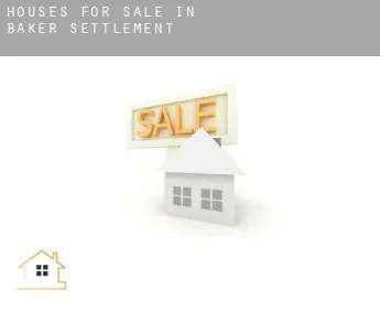 Houses for sale in  Baker Settlement