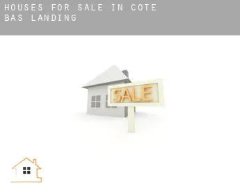 Houses for sale in  Cote Bas Landing
