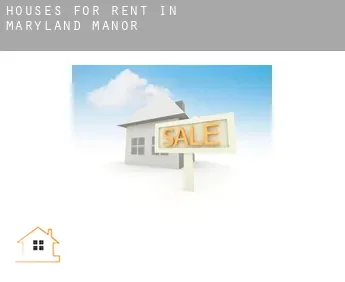 Houses for rent in  Maryland Manor