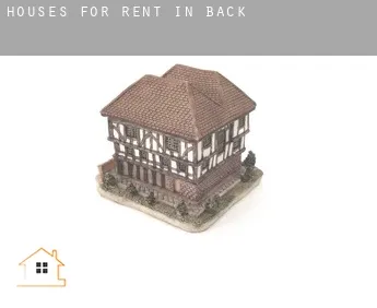 Houses for rent in  Back