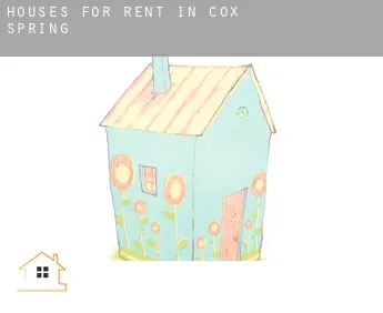 Houses for rent in  Cox Spring