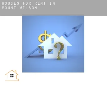 Houses for rent in  Mount Wilson