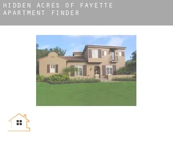 Hidden Acres of Fayette  apartment finder