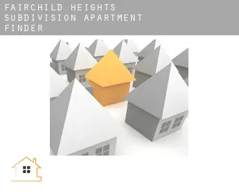 Fairchild Heights Subdivision  apartment finder