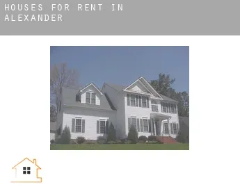 Houses for rent in  Alexander