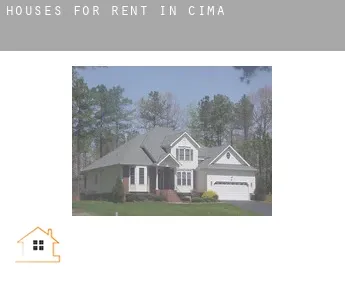 Houses for rent in  Cima