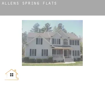 Allens Spring  flats