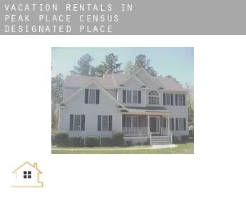 Vacation rentals in  Peak Place