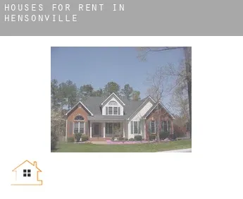 Houses for rent in  Hensonville